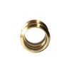 XFITTING 1 inch x 1 inch Press Coupling, Brass, 5 Pieces