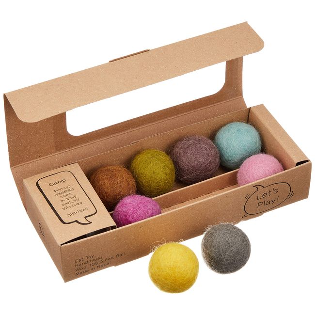 Lint Remover Balls 8 Color Pack Catnip Scented