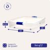 HOMZ 56-Quart Underbed Storage Container with Lid and Wheels, 2 Pack