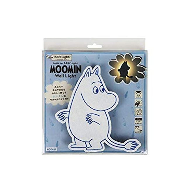 Toyo Case Moomin Series Wall Light, Moomin Size: Approx. W17, D2.3, H19, TL-MMN-01