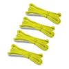 4 Pack 1" x 6' Polyester Lifting Slings Twist Eye Rigging Moving Strap 1600LBS