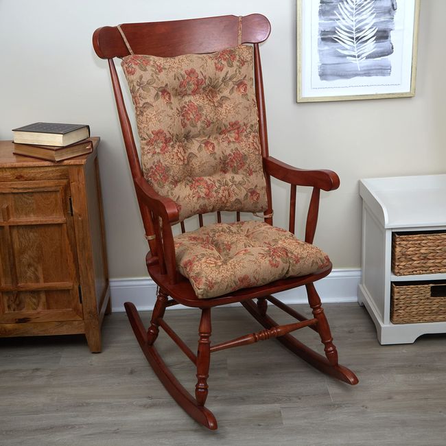 Tufted Rocking Chair Cushion Set