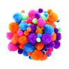 Essentials By Leisure Arts Pom Poms, Bold Neon -Assorted Sizes, 100 Pieces Per Pack