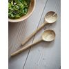 Rustic Serving Spoons Set Premium Mango Wood by CKB LTD Dinner Dining Table Salad Food Buffet Serving Handle Tableware 8 x 30cm