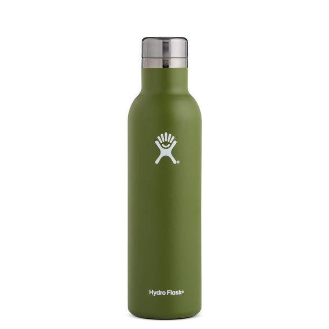 Hydro Flask 5089054 SPIRITS Wine Bottle 25oz 750ml 08 Olive 25oz