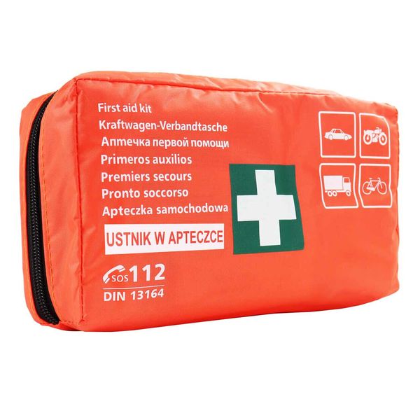 First Aid Kit Car Emergency Medical Supplies Portable DIN 13164 Travel Aid Kit