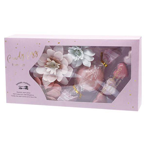 Sweets Maison OB-SMG-13-2 Candy Fizz Bath Gift, Floral Mix