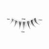 mikiwi manga lashes, clear base anime lashes 4pcs, spiky anime false eyelashes natural finish, Japanese lashes like bundles of manga lashes individual and repeatable cosplay thin bundles lashes, asian lashes, style A03 ( 1 pack)