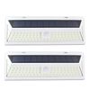 2 Pack Leisure LED Solar Powered 86 LED 3D Wide Angle Motion Sensor Light White
