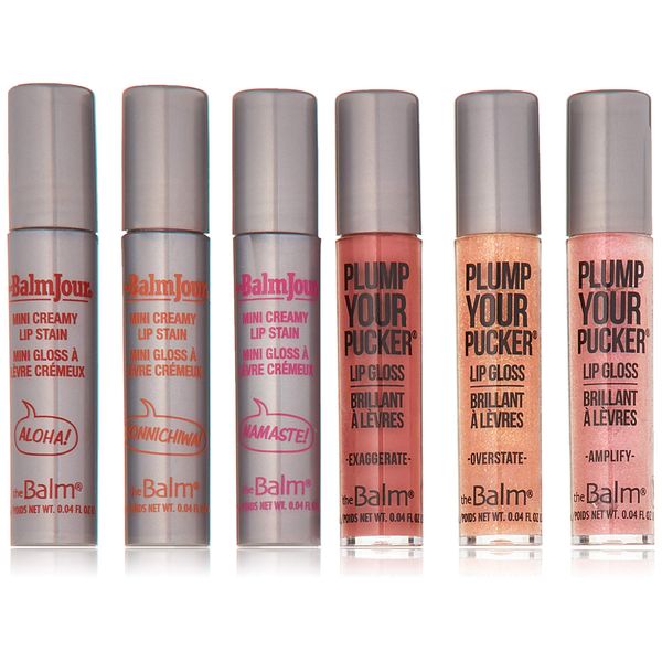 theBalm Hydrating Mini Lip Gloss 6-Piece Set