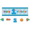 Party Banner, Fun at One Happy Birthday Boy