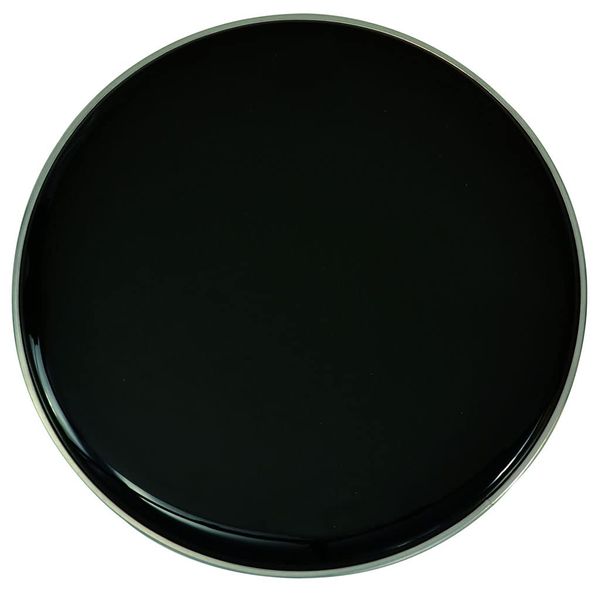 Custom Percussion 18" Black Resonant Bass Drum Head W/Control Ring