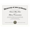 upsimples Certificate Frame with Clear Plexiglass, 8.5 by 11 Picture Diploma Document Degree Frames for Wall and Tabletop, White,1 Pack