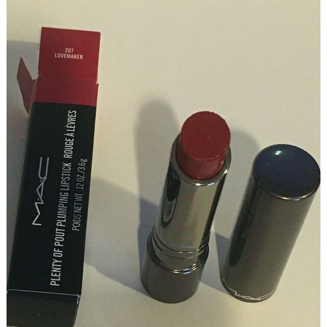 NEW MAC Plenty of Pout Plumping Lipstick BNIB - 207 Lovemaker -3g/0.1oz