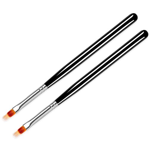 1 Pz Gel UV Nail Art Painting Brush Con Manico In Legno Capelli Nylon Ombre Brush Pro Strumenti Nail Art 4#