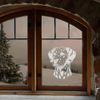 Medium 210mm 'Dalmatian' Clear Static Window Cling Sticker/Decal (White) (WC00112123)