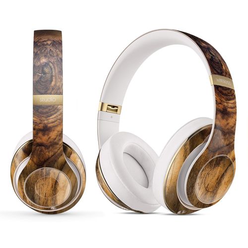 DesignSkinz - Compatible with Beats Studio Pro - Skin Decal Protective Scratch Resistant Vinyl Wrap - Light Knotted Woodgrain