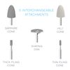 Pure Enrichment PureNails Express 5-Piece Replacement Nail Drill Set