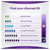 Always Discreet Sensitive Bladder Incontinence Pads Liners Small Plus - 16 Pads