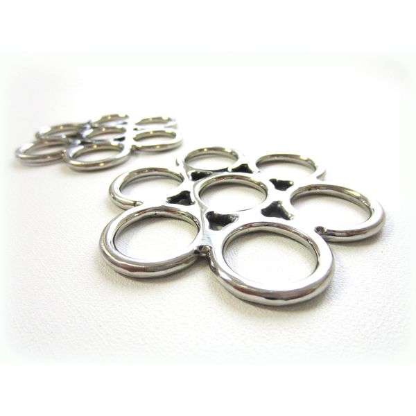 PS Pferdeartikel Bitless Bridle Flower Silver