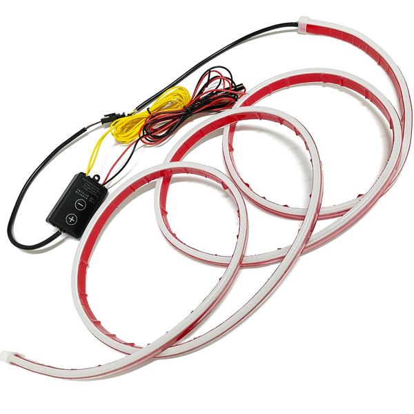 Noah ZWR MZRA90W LED Tape Light Bonnet Daylight Sequential Turn Signal Interlocking