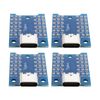 eMagTech 4Pcs USB-C Adapter Board USB 3.1 Type-C Female Adapter Board Type C Breakout Board Test PCB Board for Debugging, Troubleshooting, and Function Testing