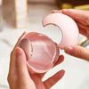 Mini Lint Roller Round Lint Roller Portable Lint Roller for Pet Clothes Sofa Carpet Bed (Pink)