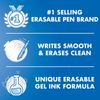 12 Pack Black Erasable Marking Pens Smooth Quick Dry Ink for Writing Drawing