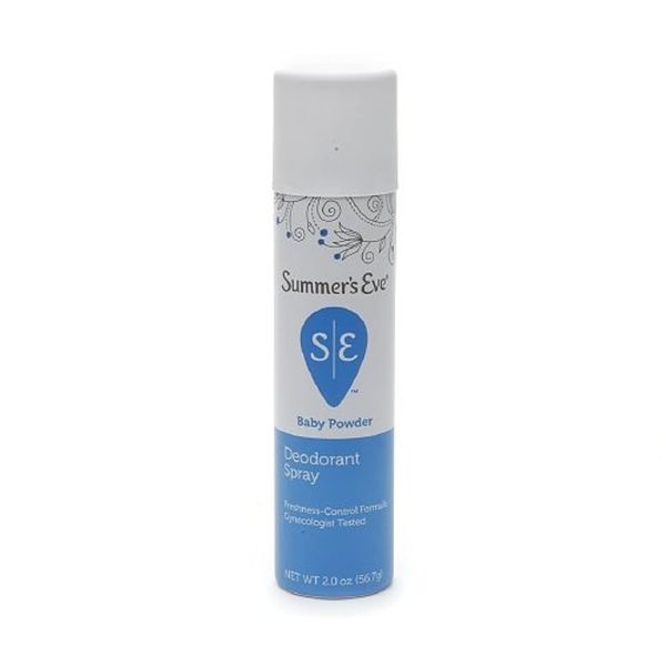 Summer's Eve Feminine Deodorant Spray Baby Powder 2 OZ