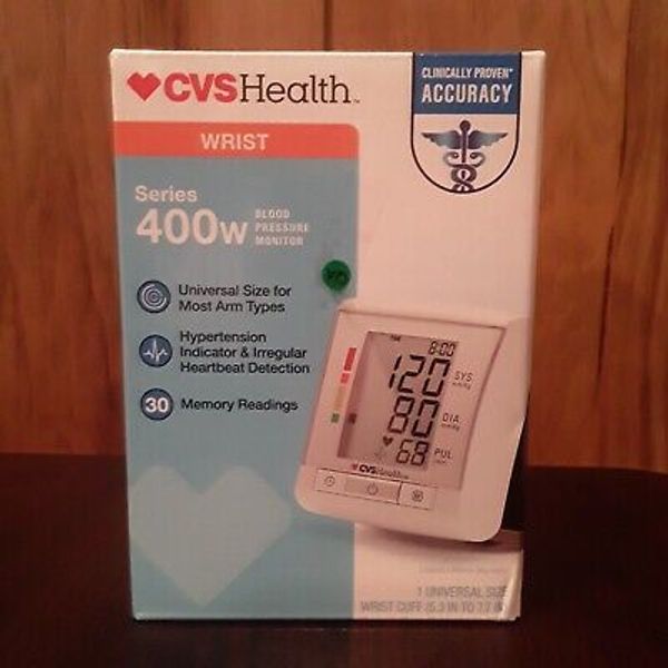 CVS Health Wrist Series 400 w Blood Pressure Monitor