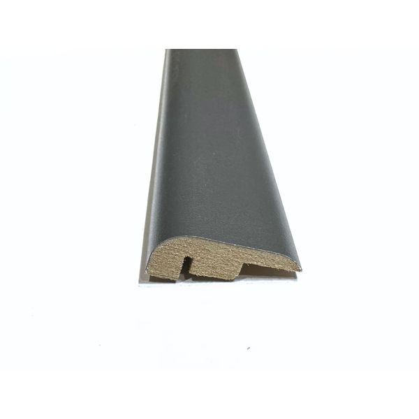 Solid Laminate/Wood Flooring MDF Threshold Strip End Edge Trim Vegas Flat Grey Shade (1, 0.9m)