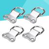 25PCS D-Ring Picture Frame Hanging Hooks Double Hole Hangers with Silver Screws