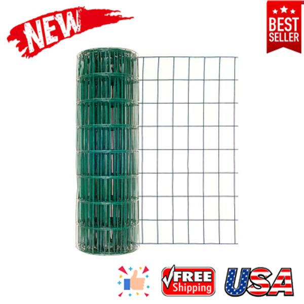 Steel Wire Fence Animal Containment Pet Barrier Fencing Weather Resistant Garden