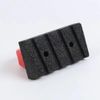Sknrlko Masonry Rubbing Brick, Fluted Rub Bricks, 20 Grit, Plastic Handle