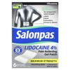 Lidocaine 4% Pain Relieving Gel-Patch, Maximum Strength, Unscented, 6 Patches
