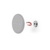 Hama Magnetic Wall Mount for Echo Dot (3 Gen) / Echo Input - Black