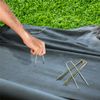 Garden Stakes Ground Anchor Pegs Galvanized Gardening Staples Pins Spikes for Landscape Securing Lawn Farm Weed Barrier Grass Fabric Netting 25 PCS