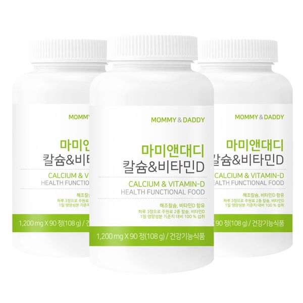 Mommy & Daddy Calcium Vitamin D 1200mg 1ea, 108g