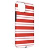iPhone 15 Plus Christmas Pink Red Peppermint Stripes Case