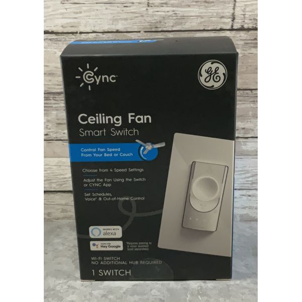 CYNC GEB4 SPEED CEILING FAN SMART SWITCH ALEXA GOOGLE FACTORY SEALED NIB