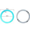 BoxWave Smart Gadget Compatible with EarFun Air Pro 4 - MagnetoSafe Ring, Add Magnet Functionality Adhesive Alloy - Metallic Silver