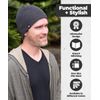 Original Beanie Cap - Soft Knit Beanie Hat - Warm and Durable (Black)