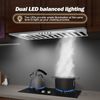 20 Inch  Insert/Built-in Range Hood 600 CFM Ducted/Ductless Convertible LED