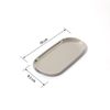 18 x 8.5cm Oval Stainless Steel Decorative Storage Tray