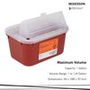 McKesson Sharps Container 1 gal. Horizontal Entry Case of 24