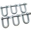 Am-Tech 12mm (M12) D-Shackles (6 Piece)
