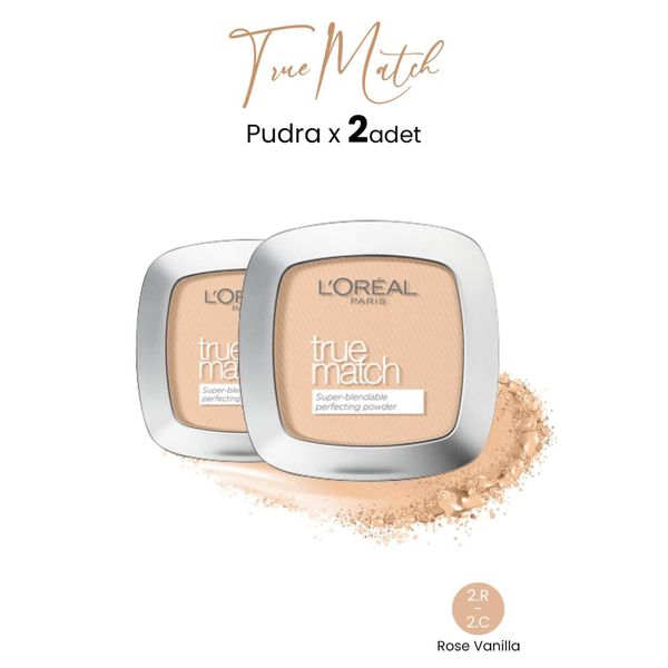 Loreal Paris True Match Pudra 2.R-2.C Rose Vanilla x 2 Adet