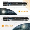 EverBrite 600Lumen Ultra Bright Tactical Flashlight Zoomable 4 Lighting Modes US