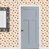 MyTinyWorld Dolls House Miniature Red Rose Wallpaper