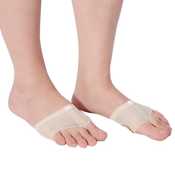 Tanz Pad Schuhe, Schützen Ballett Bauchtanz Fuß Thongs Dance Paw Pad Schuhe halbe Sohle zum Tanzen(S)